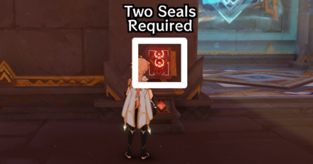 Genshin - Plinths of the Sacred Rites With Two Seals