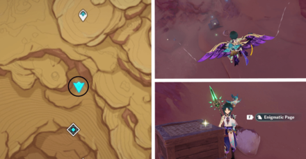 Genshin Impact - Torn Page Locations in Sumeru Desert - A Thousand Nights (IV) - 5