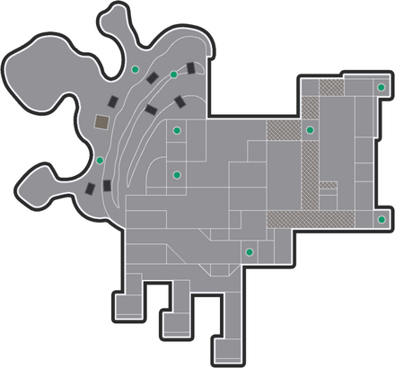 Splatoon 3 - Spawning Grounds Low Tide Map