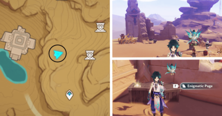 Genshin Impact - Torn Page Locations in Sumeru Desert - A Thousand Nights (IV) - 6