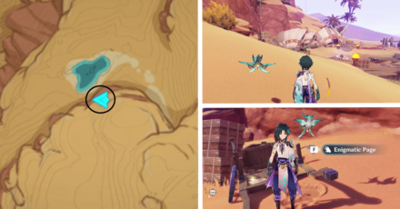 Genshin Impact - Torn Page Locations in Sumeru Desert - A Thousand Nights (V) - 5