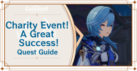 Genshin Impact - Charity Event! A Great Success! Quest Guide