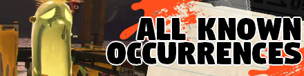 Splatoon 3 - All Known Occurrences Partial Banner