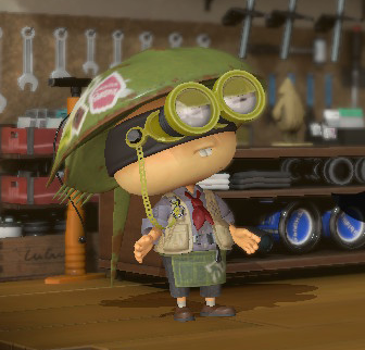 Splatoon 3 - Sheldon Personality Closeup