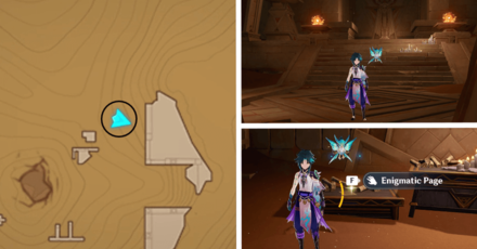 Genshin Impact - Torn Page Locations in Sumeru Desert - A Thousand Nights (V) - 9