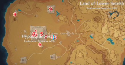 Genshin Impact - Large Fan Blade Map