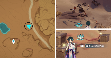 Genshin Impact - Torn Page Locations in Sumeru Desert - A Thousand Nights (VI) - 7