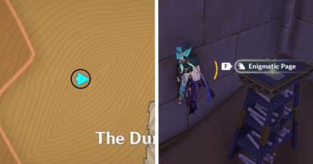 Genshin Impact - Torn Page Locations in Sumeru Desert - A Thousand Nights (VI) - 10