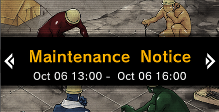 Maintenance Notice - October 6