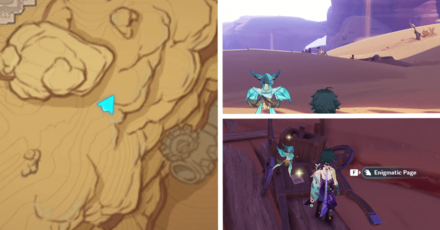 Genshin Impact - Torn Page Locations in Sumeru Desert - A Thousand Nights (VI) - 9