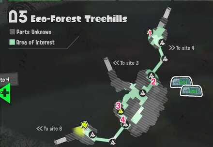 Eco-Forest Treehillss Map