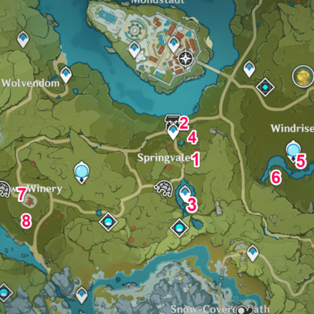 Genshin - Fecund Blessings Day 3 Map