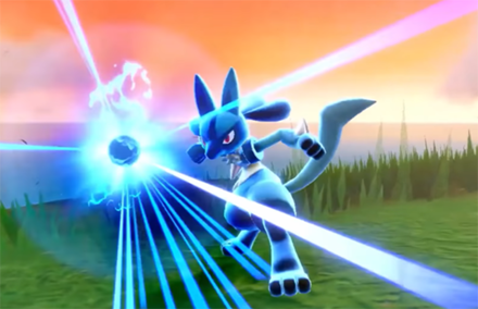 Pokemon Scarlet and Violet - Lucario Aura Sphere