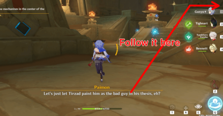 Genshin Impact - Follow the Center Primal Ember to the Left Room