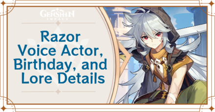 Genshin Impact Razor Story and Profile Banner