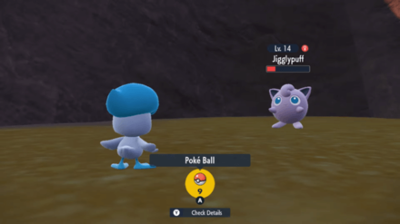 Pokemon Scarlet and Violet SV - Catching Wild Jigglypuff