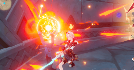 Genshin Impact - Attack with Pyro