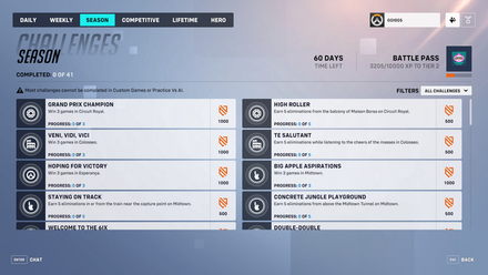 Overwatch 2 - Season Challenges