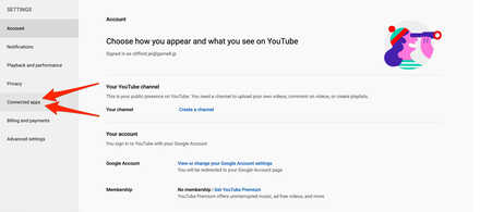 Select Connected Apps