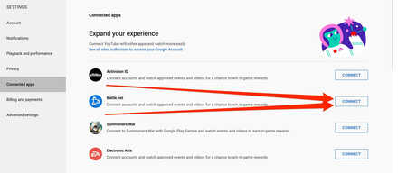 Select the Connect Button Next to Battle.Net