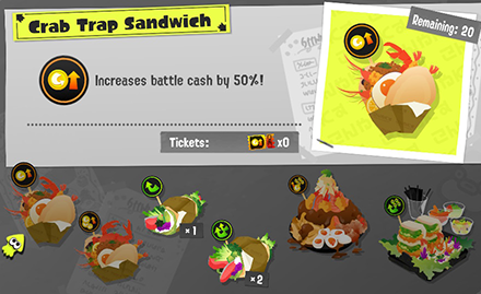 Splatoon 3 - Crab Trap Sandwich