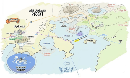 Splatoon 3 - World Map