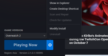 Overwatch 2 - Reinstall the Game