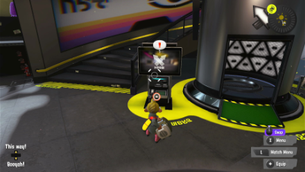 Splatoon 3 Claim Food Ticket at Lobby Terminal