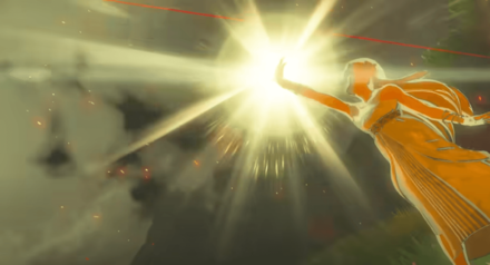LoZ BotW Zelda Goddess Sacred Powers