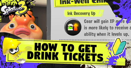 Splatoon 3 - How to Get Drink Tickets