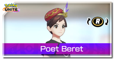 Pokemon UNITE - Skin Poet Beret Top Image