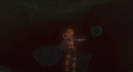 LoZ TotK Zelda Falling 2
