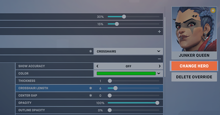 Overwatch 2 - Change the Crosshair for Individual Characters