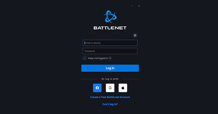 Overwatch 2 - Log in Battle net app