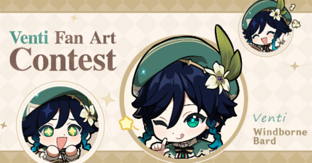 Genshin - Windborne Bard 3.1 Fanart Event