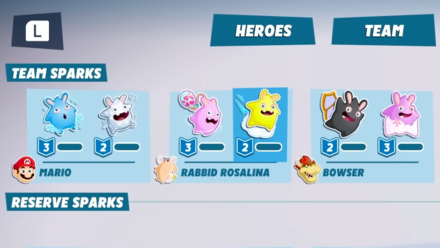 Mario + Rabbids Sparks of Hope - 2 Assignable Sparks