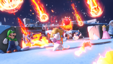 Mario + Rabbids Sparks of Hope - Rabbid Peach and Spark