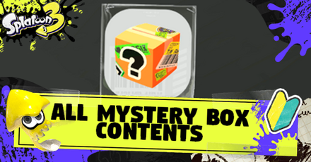 Splatoon 3 - All Mystery Box Contents and How to Get Them