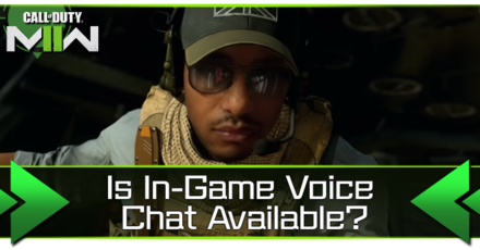 Modern Warfare 2 - Is In-Game Voice Chat Available