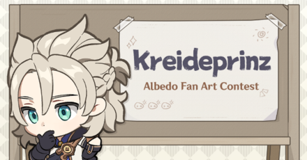Genshin - Kreideprinz Albedo Fan Art Event Page