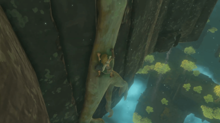 LoZ TotK Link Climbing