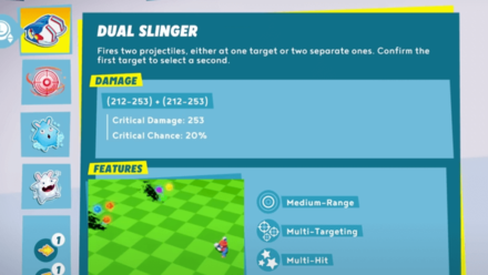 Mario + Rabbids Sparks of Hope - Weapons