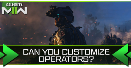 can you customize operators mw2