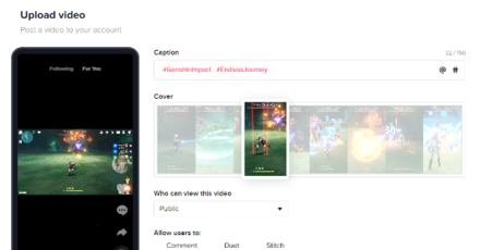 Genshin - Version 3.1 Short Video Event on TikTok How to Participate 2