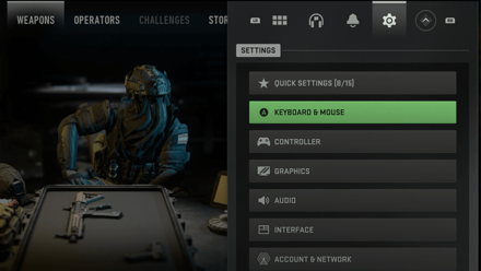 Call of Duty Modern Warfare 2 - Quick Settings