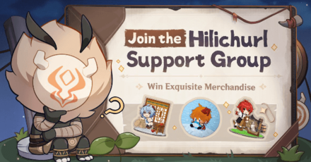 Genshin - Hilichurl Support Group Topic Event Page