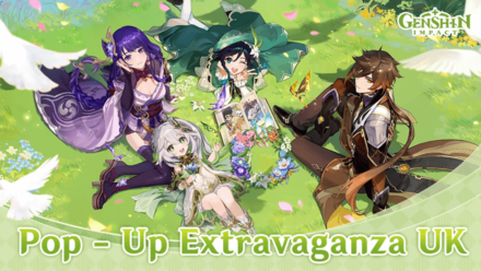 Genshin - Pop - Up Extravaganza UK Event Page