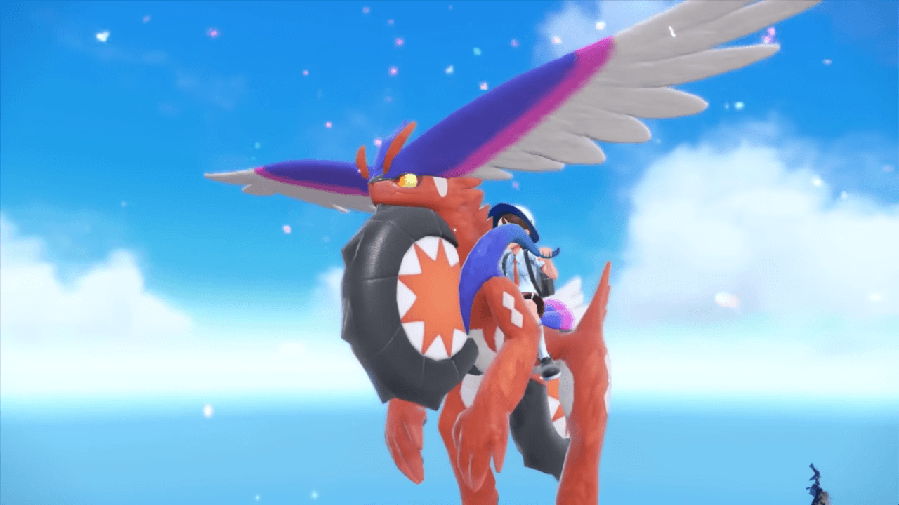 Pokemon Scarlet and Violet HMs Koraidon Flying
