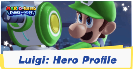 Mario + Rabbids Sparks of Hope Luigi Banner