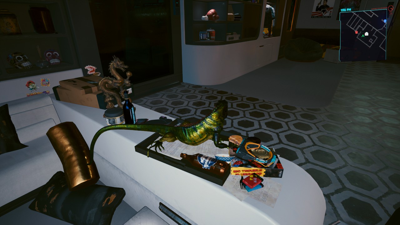 Cyberpunk 2077 Iguana in V